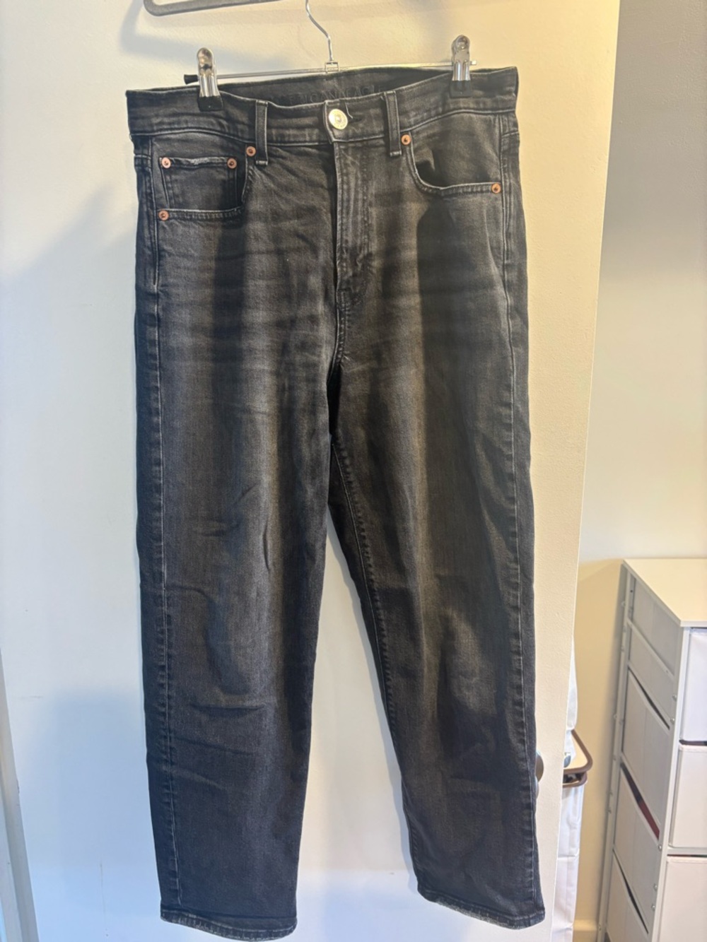 American Eagle Outfitters Black Straight Jeans